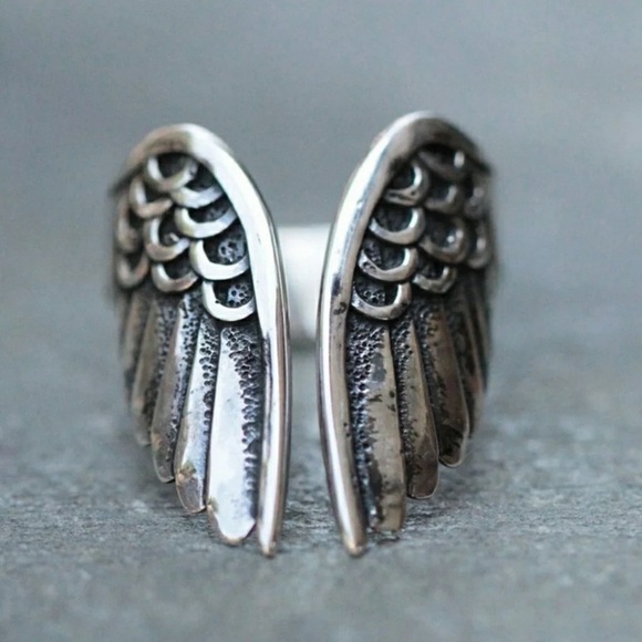 Retro Style Angel Ring Wings - Picture 4 of 4